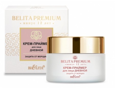 Belita Premium Крем-праймер для лица дневной Защита от морщин 50мл (Белита)