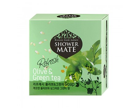 Shower Mate Оливки и зеленый чай Мыло 100г