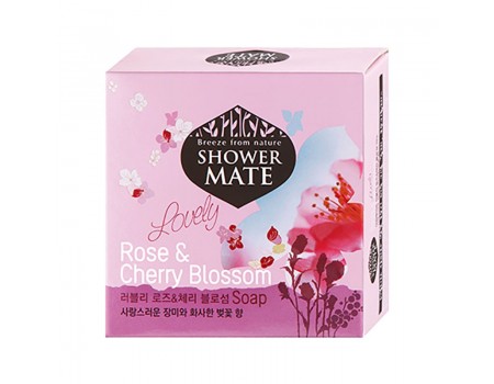 Shower Mate Роза и вишневый цвет Мыло 100г