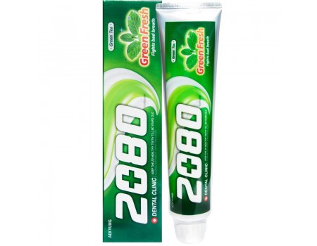 Dental Clinic 2080 Green Fresh Зелёный Чай Зубная паста 120г